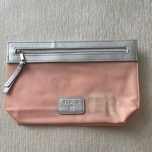Tous Pink and Silver Cosmetic Bag